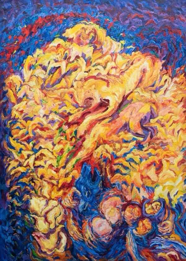 Oil on canvas 182x135 cm (71.7×53.2 in)