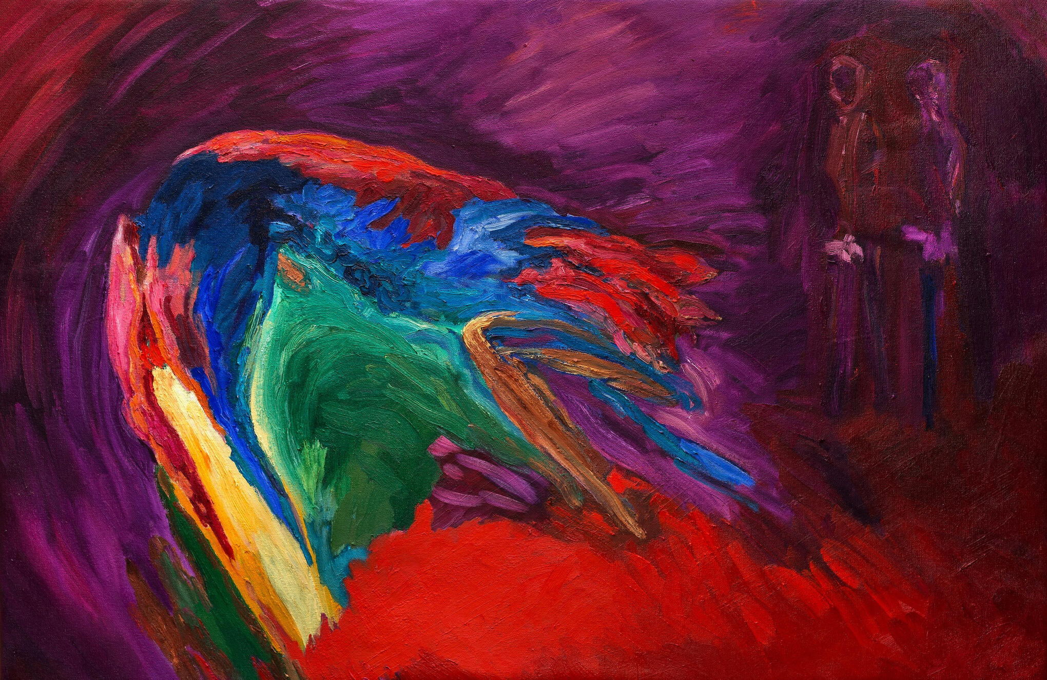 Oil on canvas 56x86 cm (22.1×33.9 in)